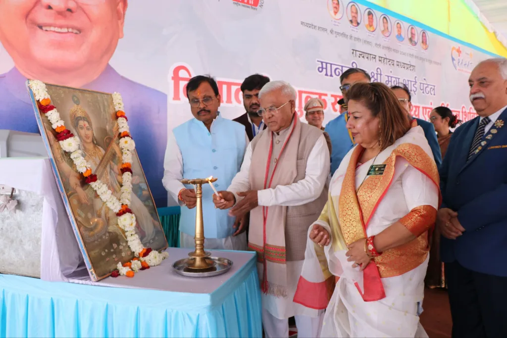 राज्यपाल श्री मंगुभाई पटेल ने झाबुआ में निःशुल्क राहत मेगा स्वास्थ्य एवं सर्जरी शिविर का किया भव्य शुभारंभ | New India Times