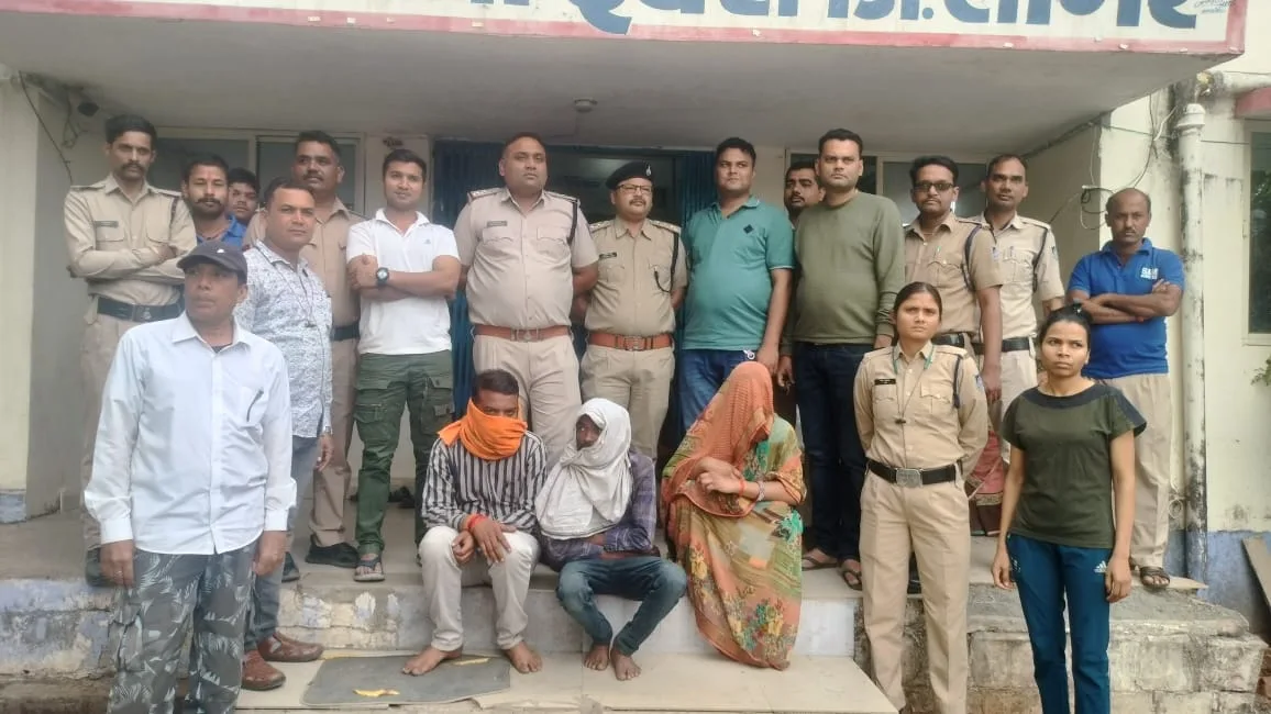 पति-पत्नी एवं एक अन्य आरोपी के पास से 3 लाख 85 हजार की स्मैक व स्विफ्ट कार बरामद | New India Times