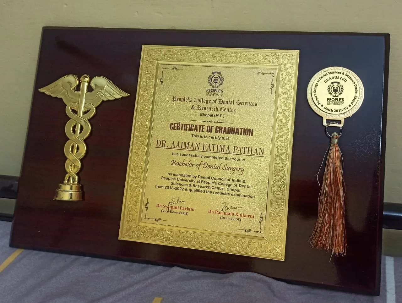 हज वेलफेयर सोसाइटी की नीमच इकाई के जिला अध्यक्ष की बेटी बनी डेंटिस्ट डॉक्टर | New India Times