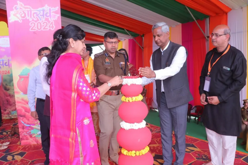 बृज तीर्थ विकास परिषद द्वारा आयोजित रंगोत्सव 2024 का मंडलायुक्त ने किया शुभारंभ | New India Times