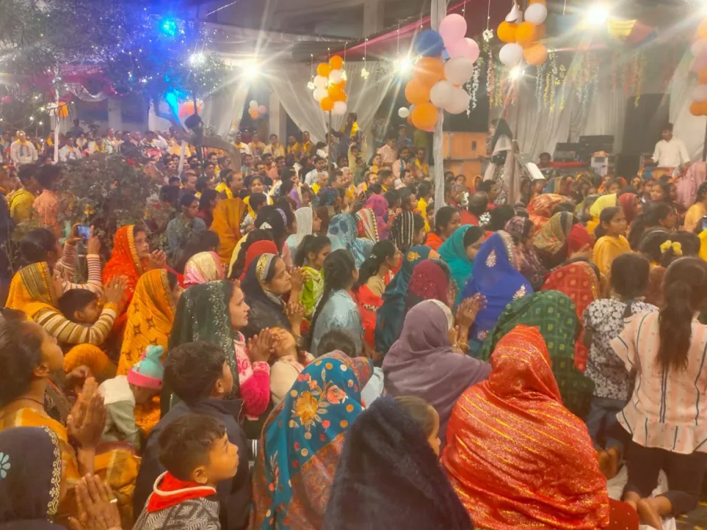 मैलानी पलिया बाईपास रोड पर हुई श्री श्याम प्रभु खाटू वाले की भजन संध्या | New India Times