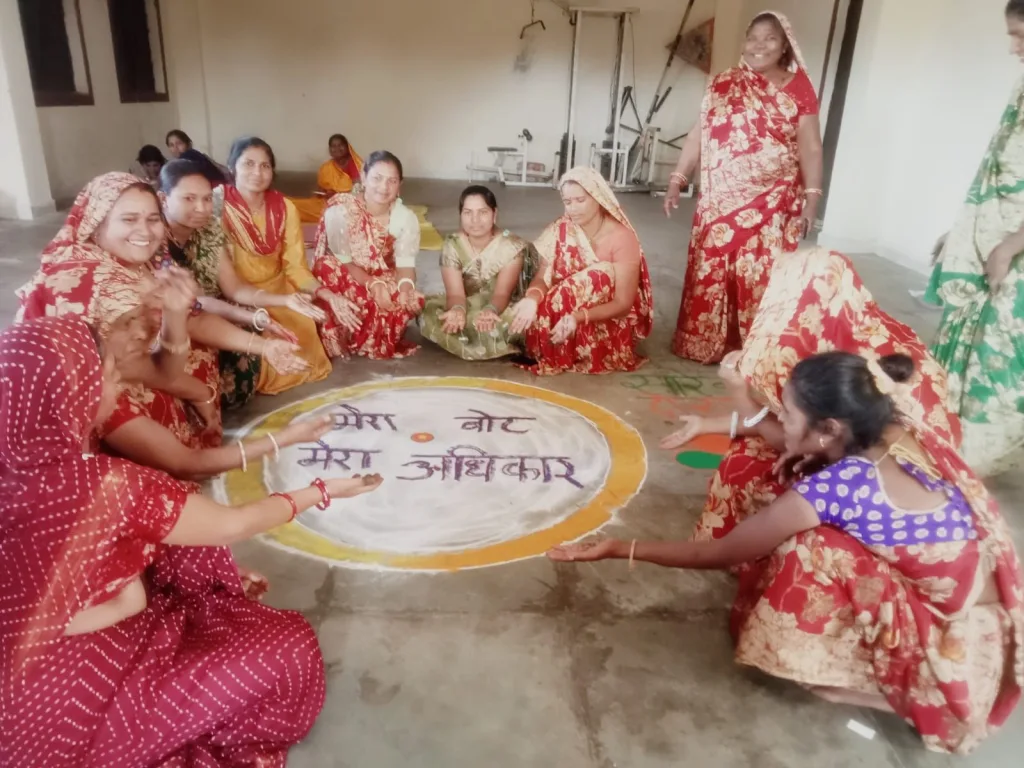 स्वीप प्लान अंतर्गत मतदान जागरूकता का दिया गया सन्देश | New India Times