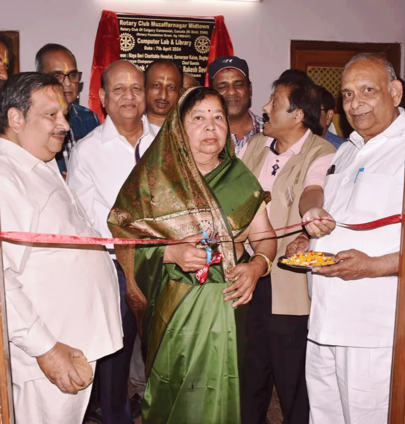 सरूरपुर में हुआ निःशुल्क कम्प्यूटर लैब और लाइब्रेरी का शुभारम्भ | New India Times