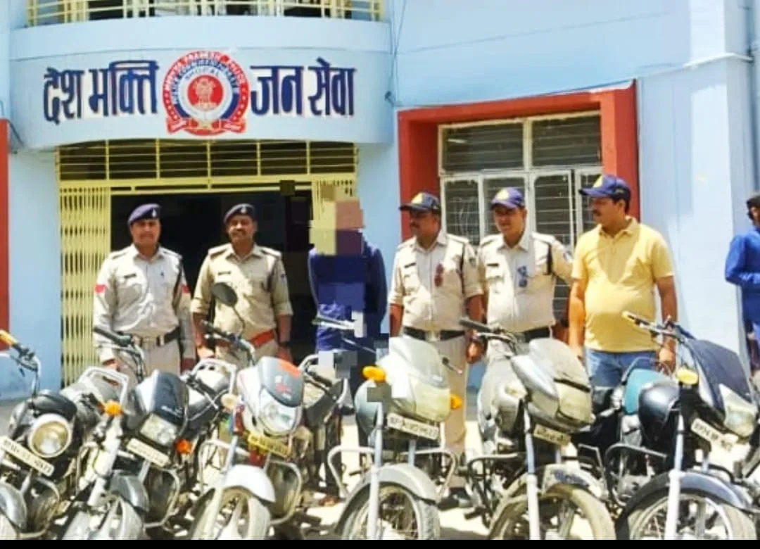 थाना निशातपुरा पुलिस ने शातिर वाहन चोर को किया गिरफ्तार | New India Times