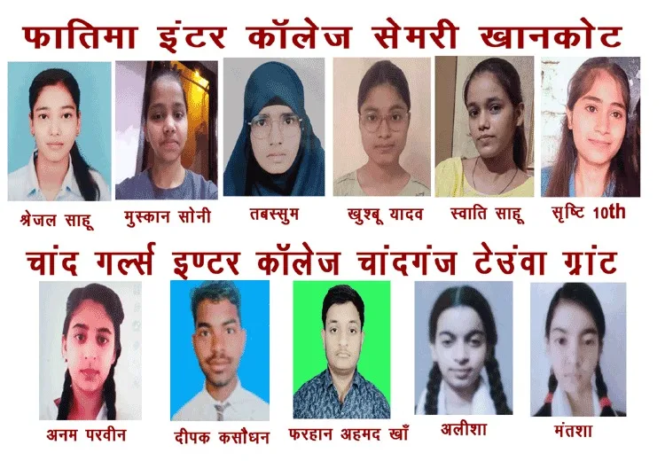 श्रेजल साहू ने 96.40 प्रतिशत अंक प्राप्त कर सिद्धार्थनगर जिला टापर में बनाया आठवां स्थान | New India Times