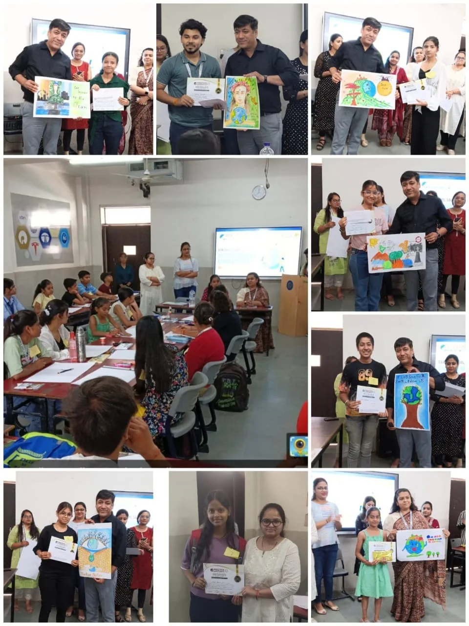 प्रेस्टीज प्रबंधन एवं शोध संस्थान में पोस्टर मेकिंग प्रतियोगिता का हुआ आयोजन | New India Times