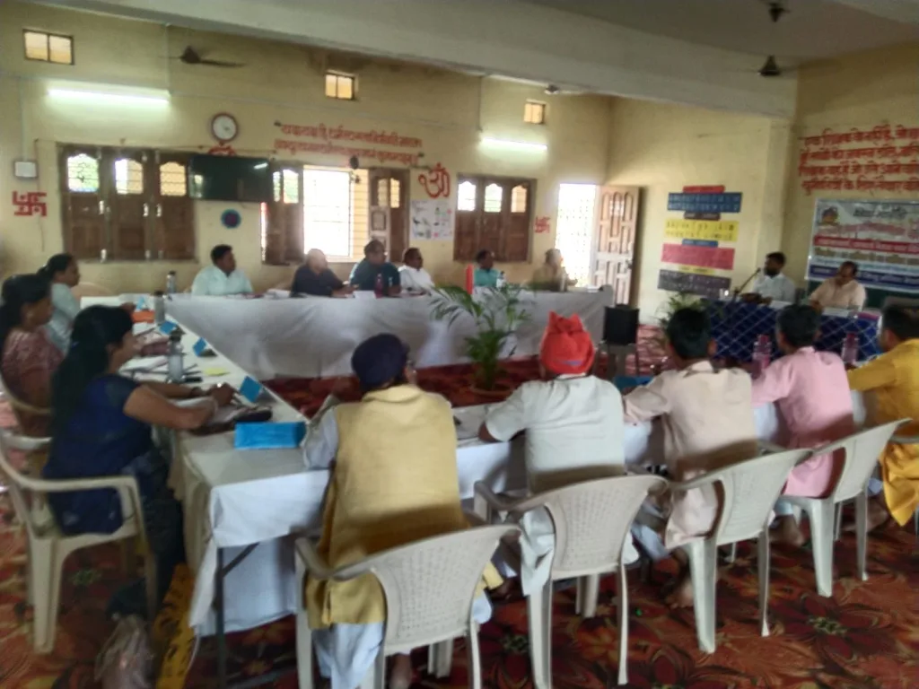 मेघनगर सरस्वती शिशु मंदिर में प्रधानाचार्य व प्राचार्य विभाग की बैठक हुई संपन्न | New India Times