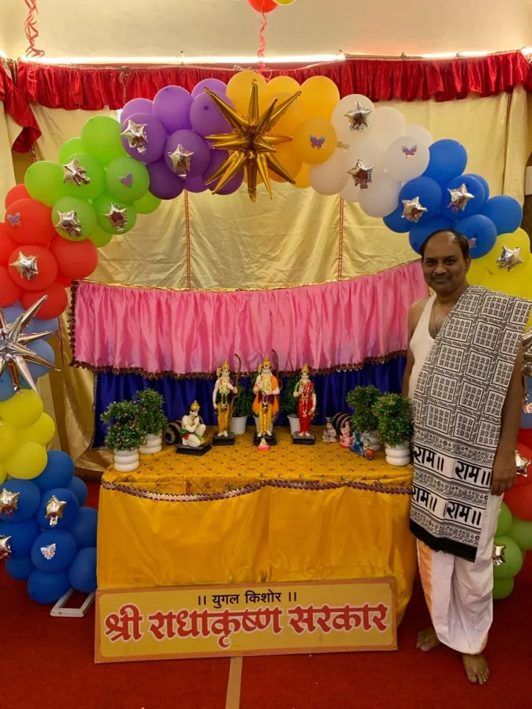 श्री राधा कृष्ण मंदिर में धुमधाम से मनाया गया श्रीराम प्राकट्योत्सव, 500 लीटर ठंडारी का हुआ वितरण | New India Times