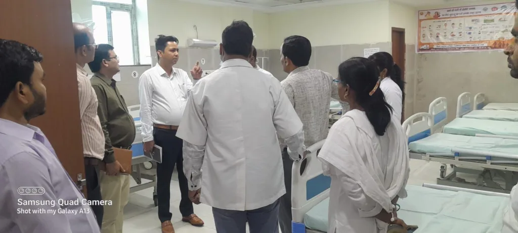 स्टेट सर्विलांस ऑफिसर को जिला पुरुष अस्पताल की व्यवस्थाएं मिली आल इज़ वेल | New India Times