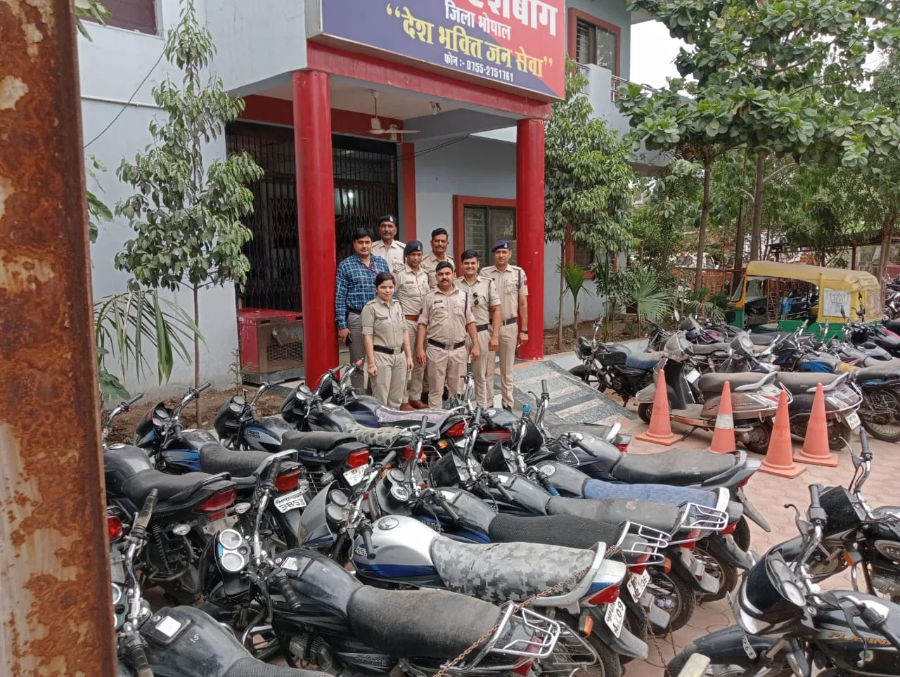भोपाल पुलिस कमिश्नरेट को मिली फिर से बड़ी सफलता, 16 लाख रुपये क़ीमती 18 दो पहिया वाहन बरामद | New India Times