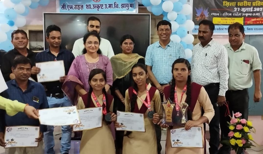 मध्यप्रदेश टूरिज्म क्विज प्रतियोगिता संपन्न, कन्या उमावि मेघनगर रही उपविजेता | New India Times