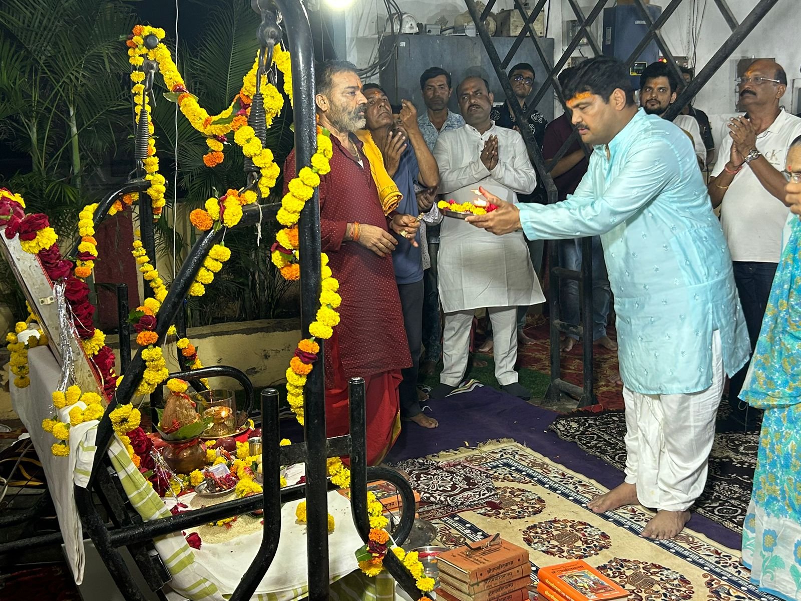 श्रवण मास के पर्व पर प्रतिदिन चल रहे मास पारायण का समापन व पूर्णाहुति दिनांक 21 को | New India Times