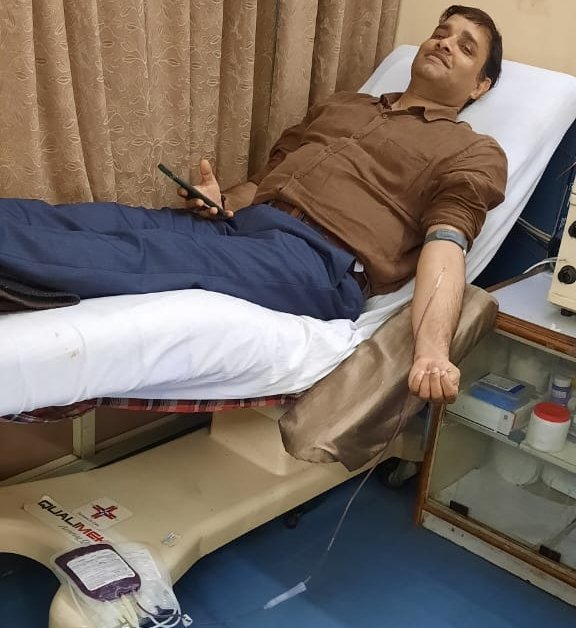 रक्तदान करके किसी के जीवन को बचाने की खुशी शब्दों में बयां करना मुश्किल: शर्मा | New India Times