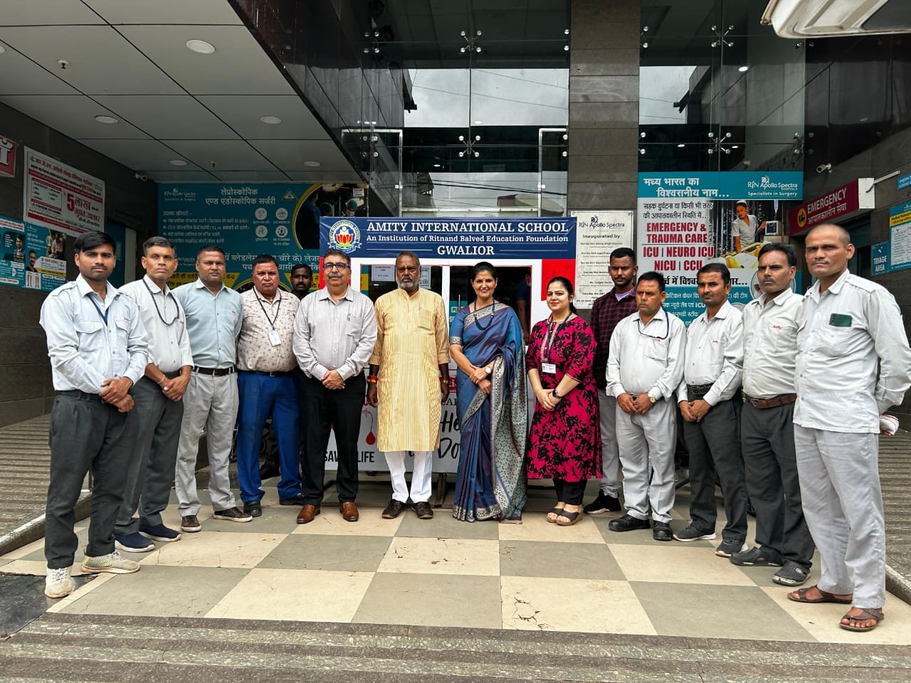 एमिटी इंटरनेशनल स्कूल ग्वालियर द्वारा 28/09/24 को आर जे एन अपोलो हॉस्पिटल के सम्मिलित सहयोग से रक्तदान शिविर का किया गया आयोजन 1 एमिटी इंटरनेशनल स्कूल ग्वालियर द्वारा 28/09/24 को आर जे एन अपोलो हॉस्पिटल के सम्मिलित सहयोग से रक्तदान शिविर का किया गया आयोजन | New India Times