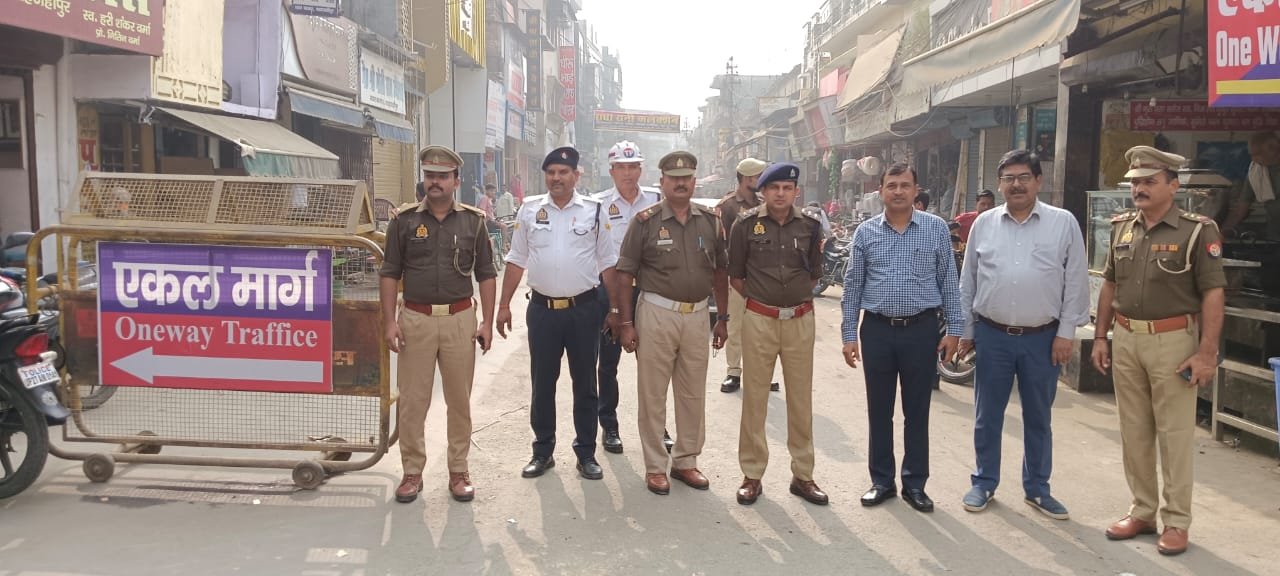 डीएम, एसपी के निर्देश पर वनवे का हुआ शुभारंभ | New India Times