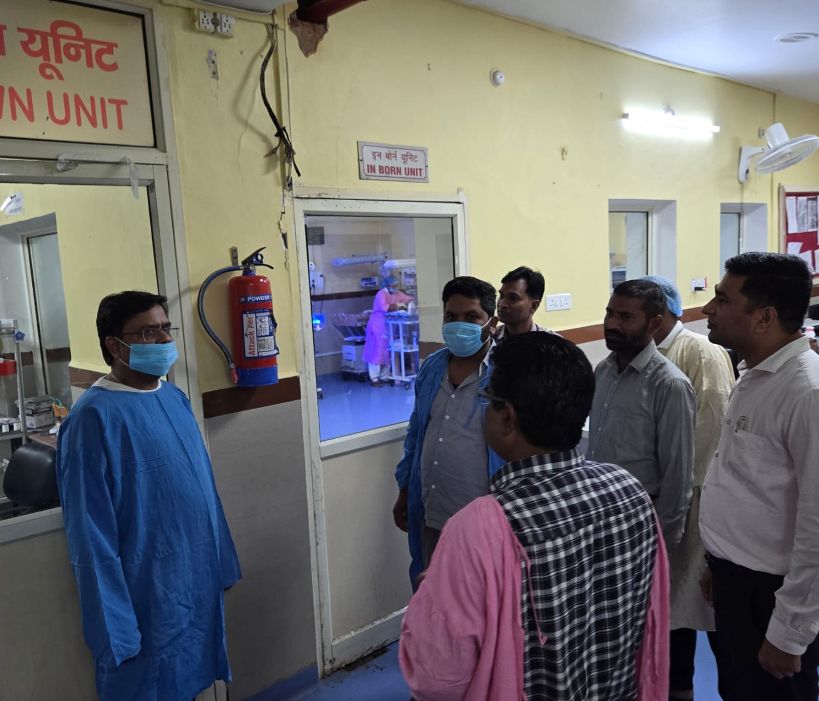 झांसी मेडिकल कॉलेज हादसे से दतिया में अलर्ट, कलेक्टर माकिन ने SNCU वार्ड की फायर सेफ्टी कराई ऑडिट | New India Times