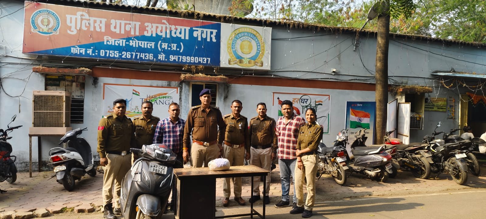 थाना अयोध्यानगर पुलिस ने गांजा तस्कर को गिरफ्तार कर गांजा किया बरामद | New India Times