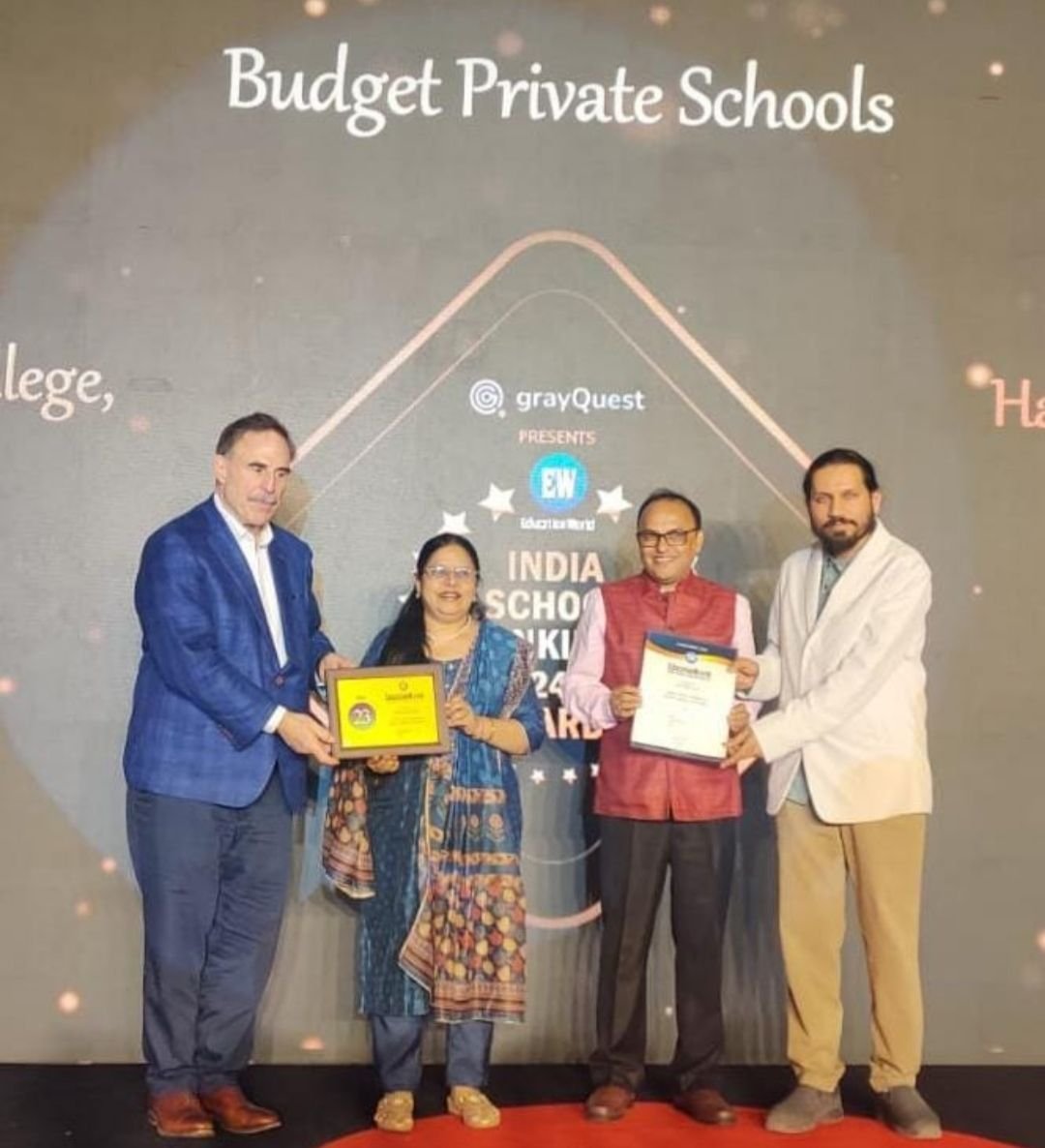 हस्ती पब्लिक स्कूल को राष्ट्रीय स्तर पर मिला तीन प्रतिष्ठित पुरस्कार | New India Times