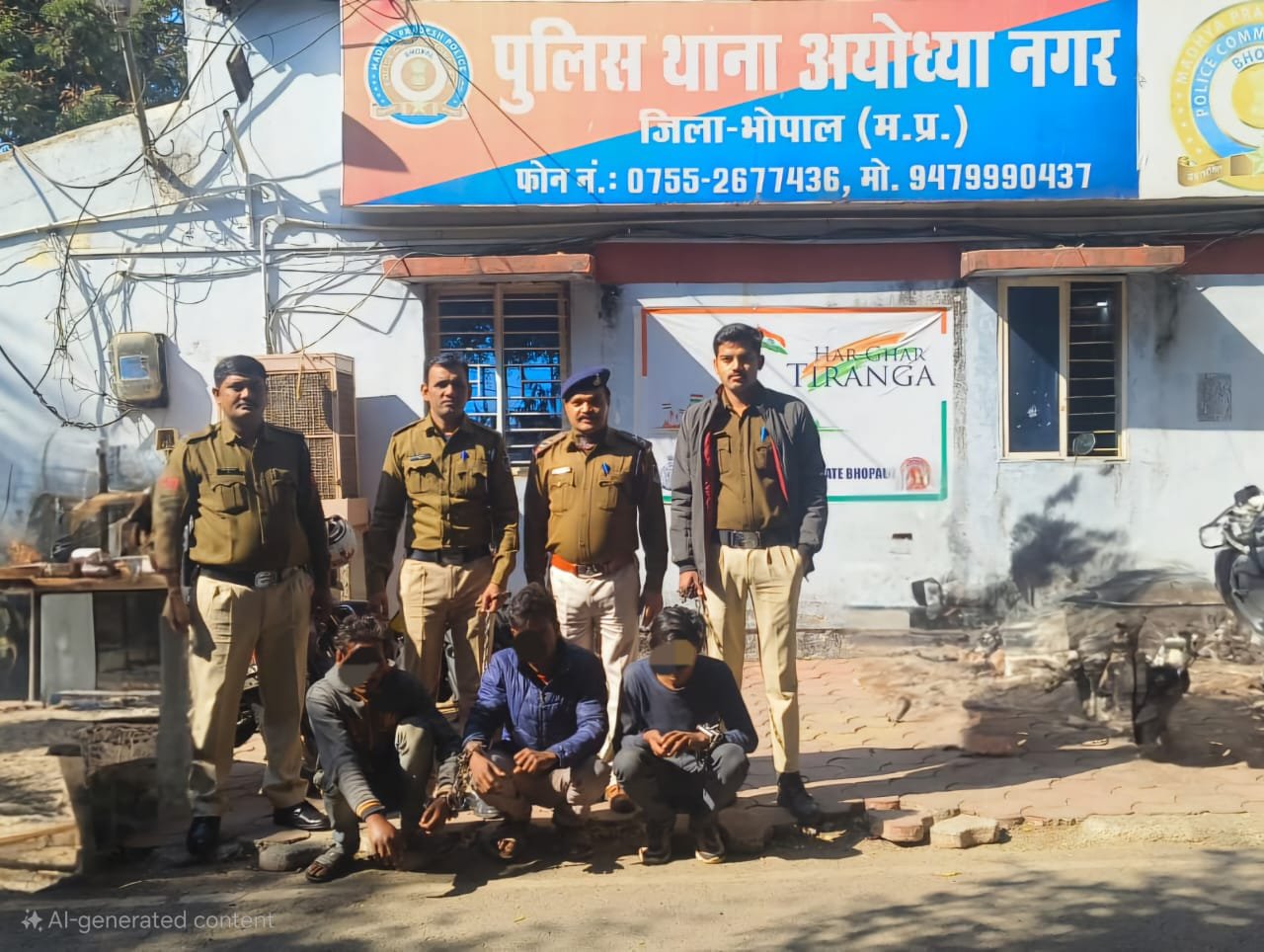 थाना अयोध्यानगर पुलिस ने हत्या के तीन आरोपी को किया गिरफ्तार | New India Times