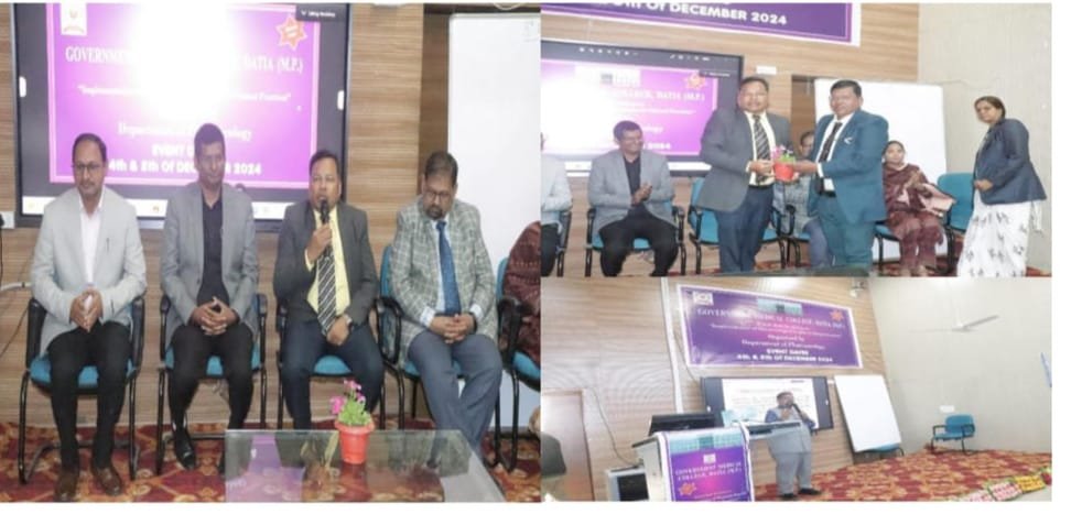शासकीय मेडिकल कॉलेज दतिया में हाइब्रिड मोड में  चिकित्सकीय उपचारों में औषधि विज्ञान के अनुप्रयोग कार्यान्वयन पर दो दिवसीय कार्यशाला संपन्न | New India Times