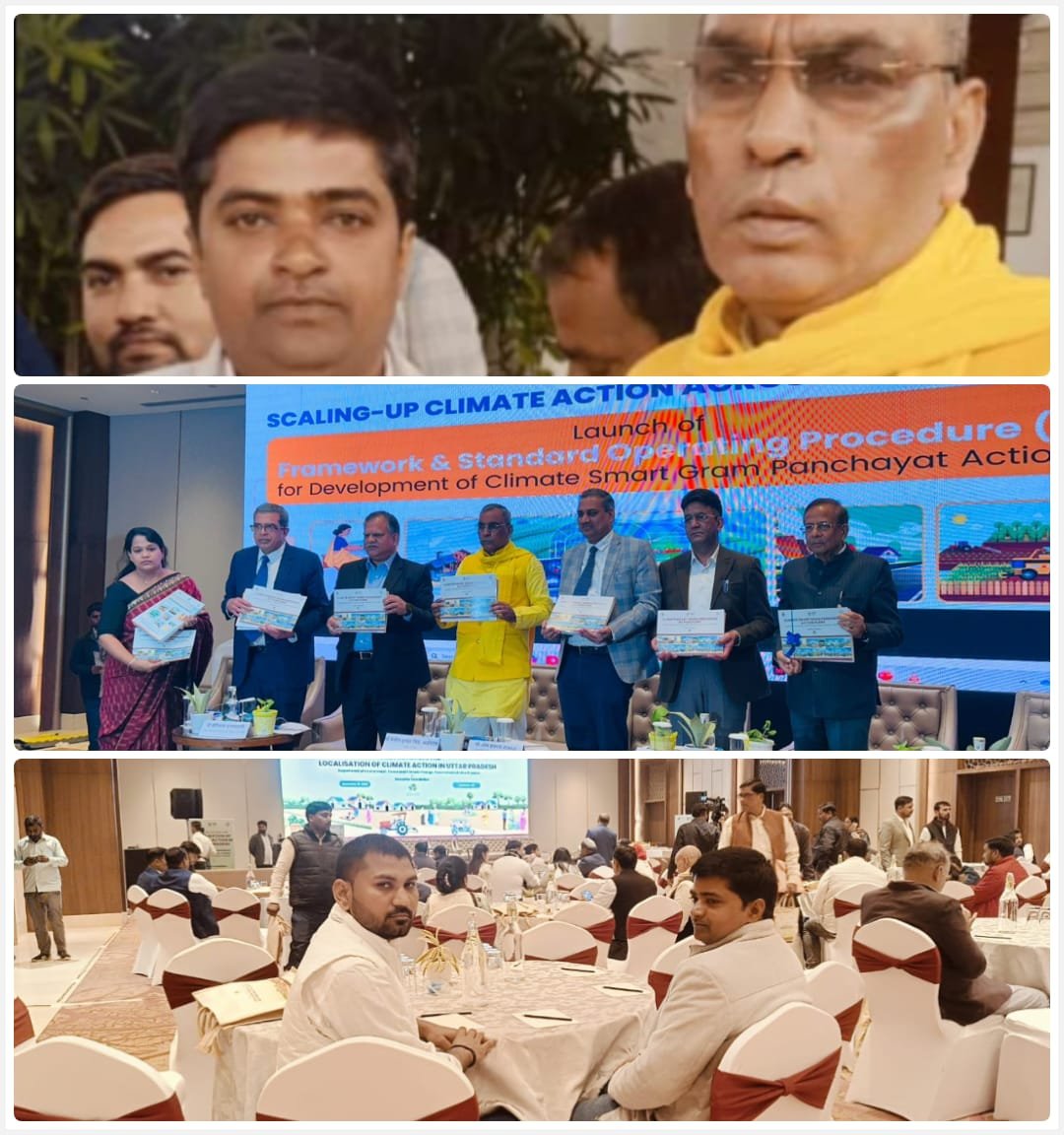 होटल ताज पहुंचे बादशाहपुर गांव के प्रधान प्रतिनिधि | New India Times