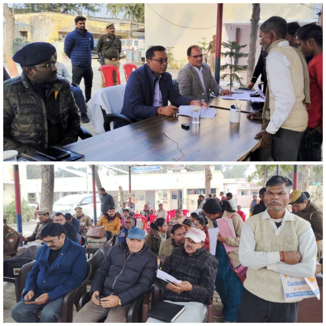 डीएम व एसपी ने कोतवाली तिलहर में सुनी जन शिकायतें 1 डीएम व एसपी ने कोतवाली तिलहर में सुनी जन शिकायतें | New India Times