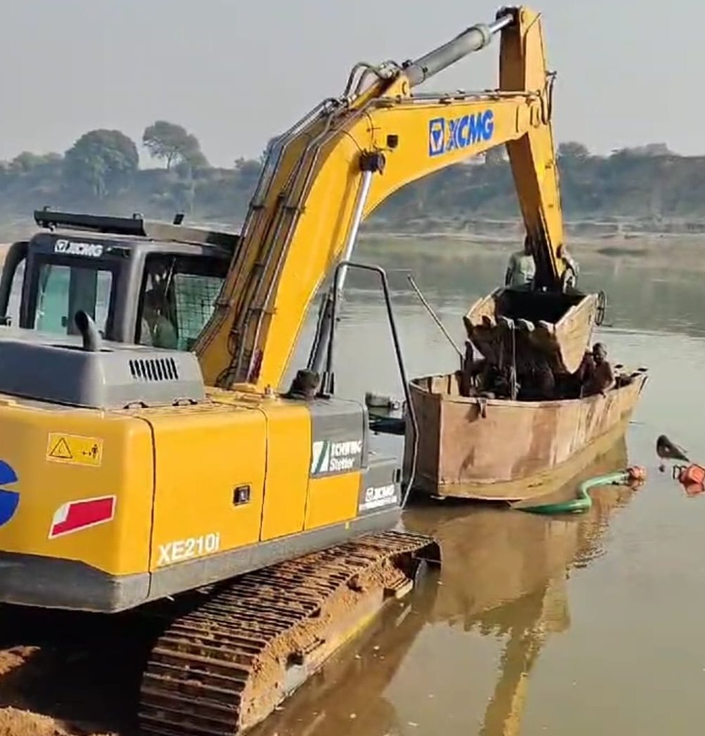 खनिज विभाग दल द्वारा अवैध रेत खनन पर की गई छापामार कार्रवाई 1 खनिज विभाग दल द्वारा अवैध रेत खनन पर की गई छापामार कार्रवाई | New India Times