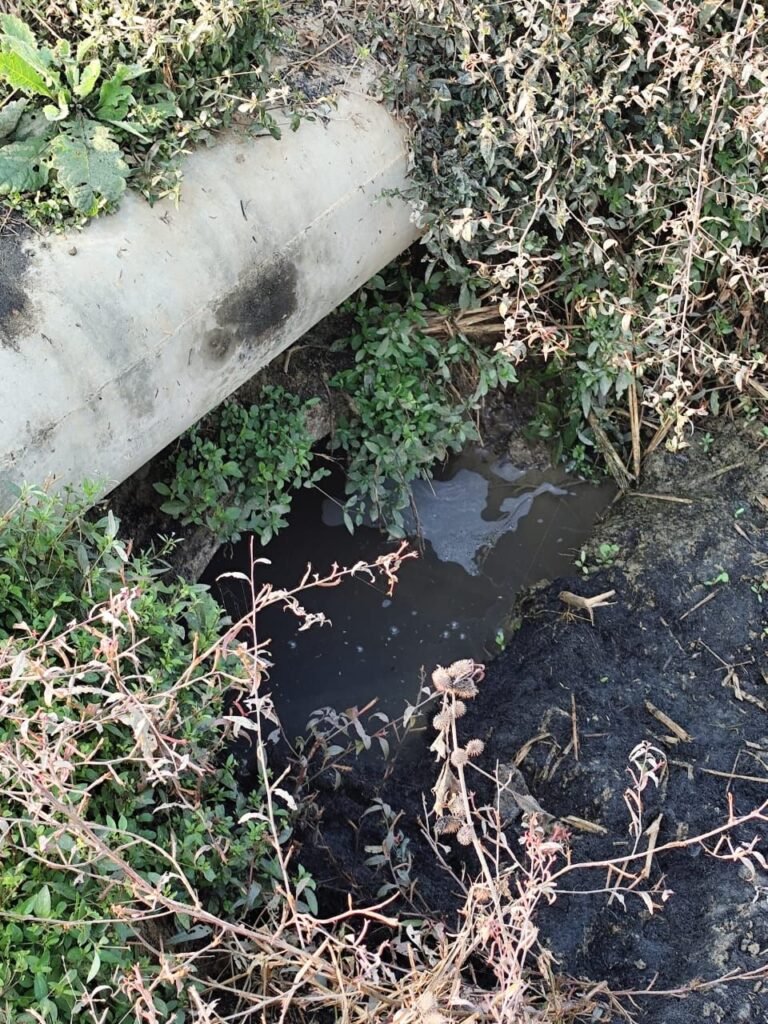 ग्राम सभा सरपतहा में विकास कार्यों का पोल खोलता टूटे हुए नाली का टूटा हुआ ढक्कन | New India Times