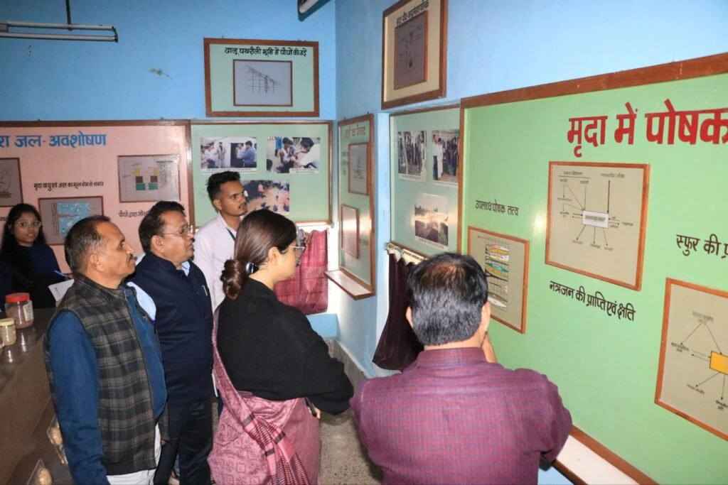 जिला कलेक्टर नेहा मीना ने किया झाबुआ कृषि विज्ञान केन्द्र का निरीक्षण | New India Times