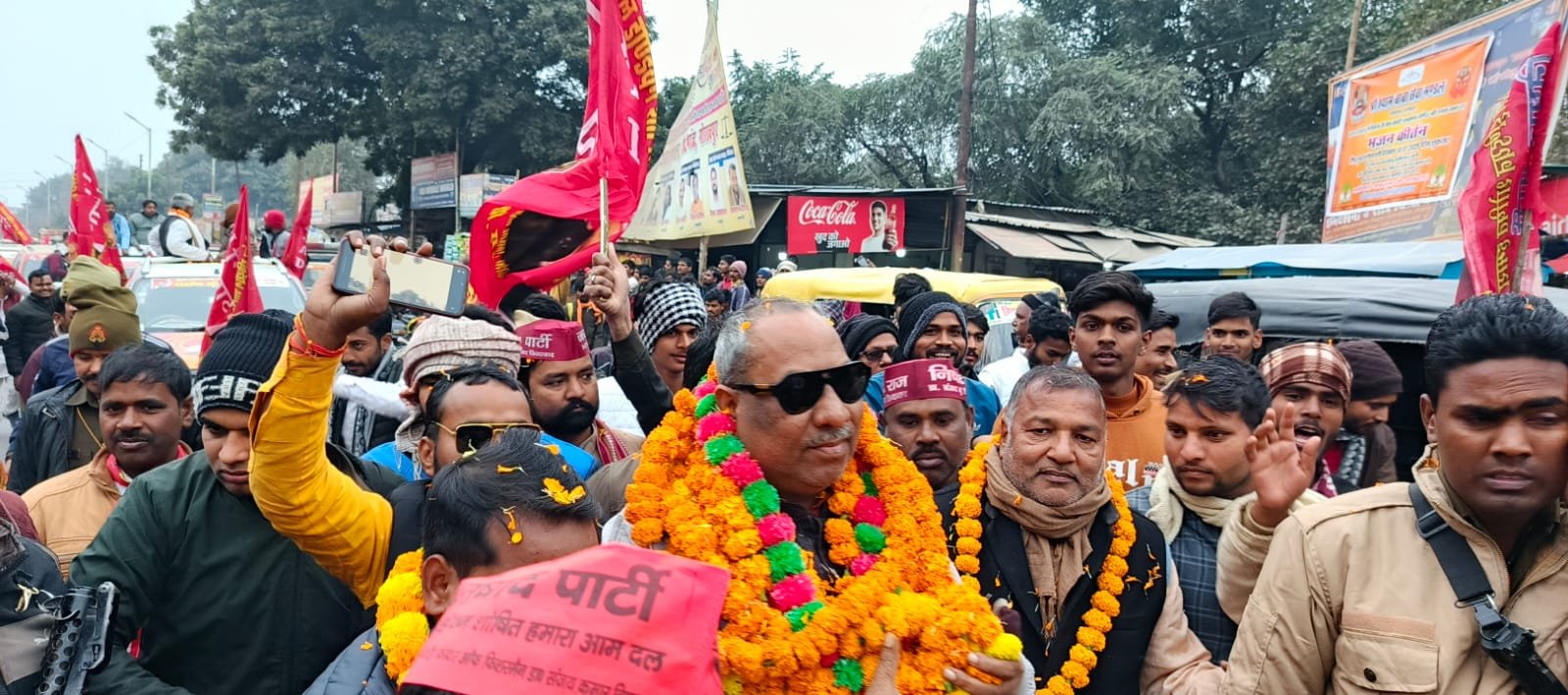 नगर पंचायत पीपीगंज में पहुंचा निषाद पार्टी द्वारा निकाली गयी संवैधानिक अधिकार रथयात्रा | New India Times