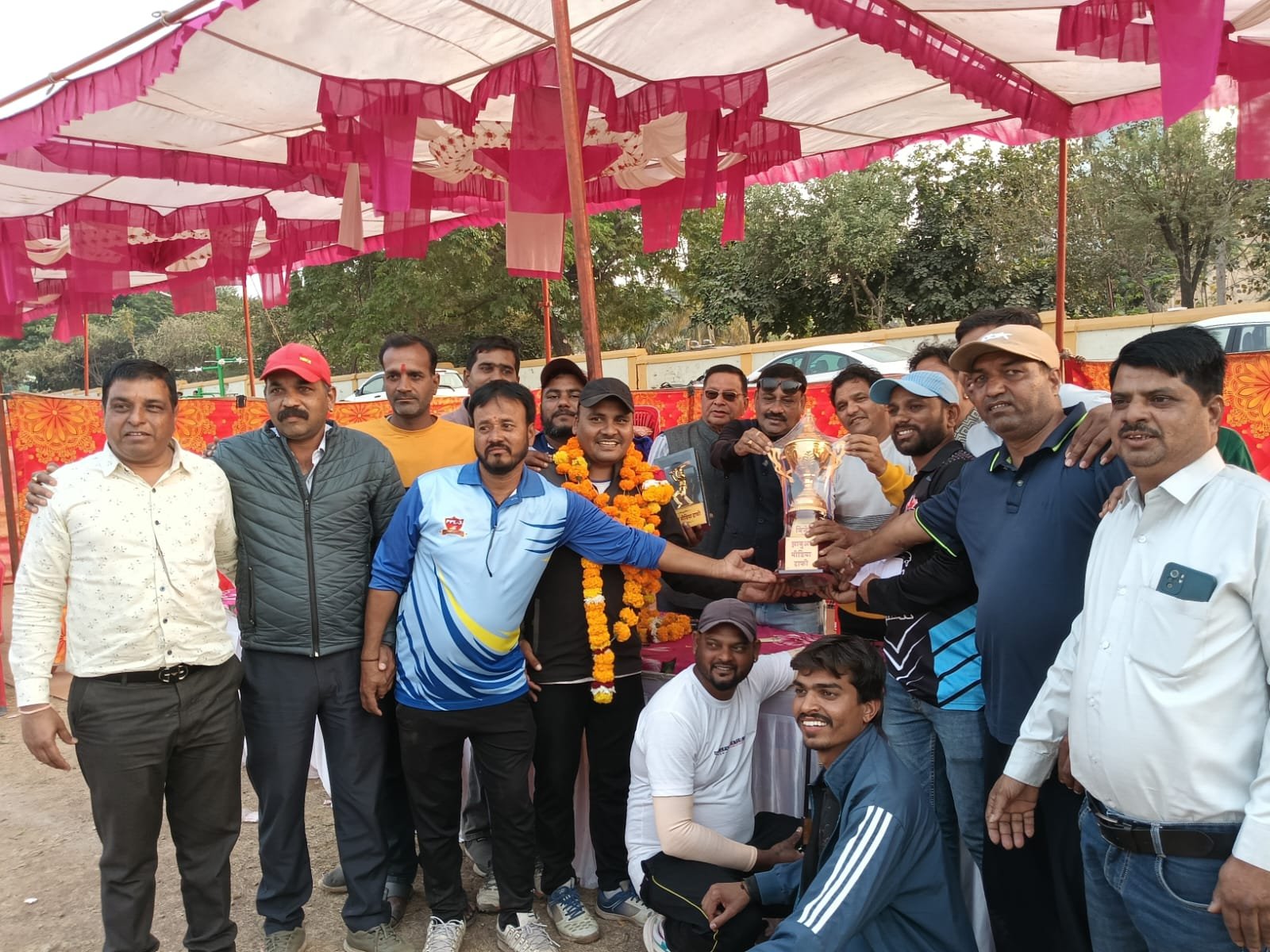 जिले के पत्रकारों की पहली क्रिकेट मैच स्पर्धा का हुआ समापन, फाइनल मैच में पेटलावाद ने थांदला को 8 रनों से हराया | New India Times