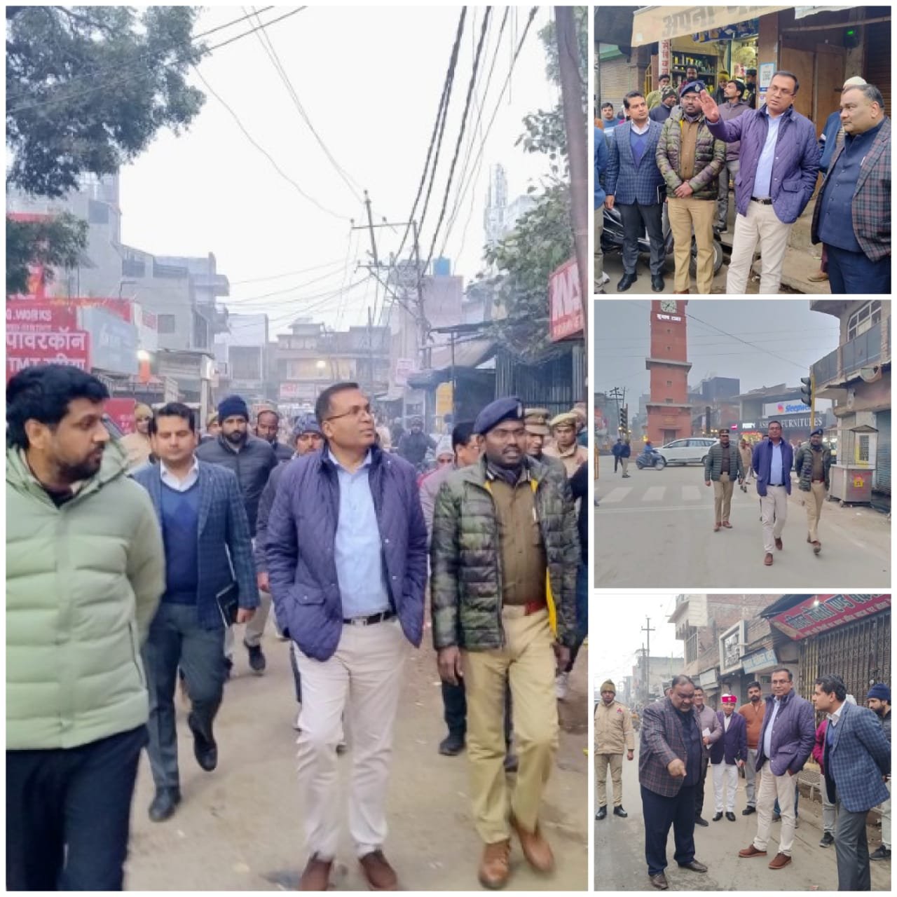 डीएम ने नगर क्षेत्र में पैदल भ्रमण कर जल निगम के कार्यों सहित अतिक्रमण एवं अन्य विकास कार्यों का किया निरीक्षण | New India Times