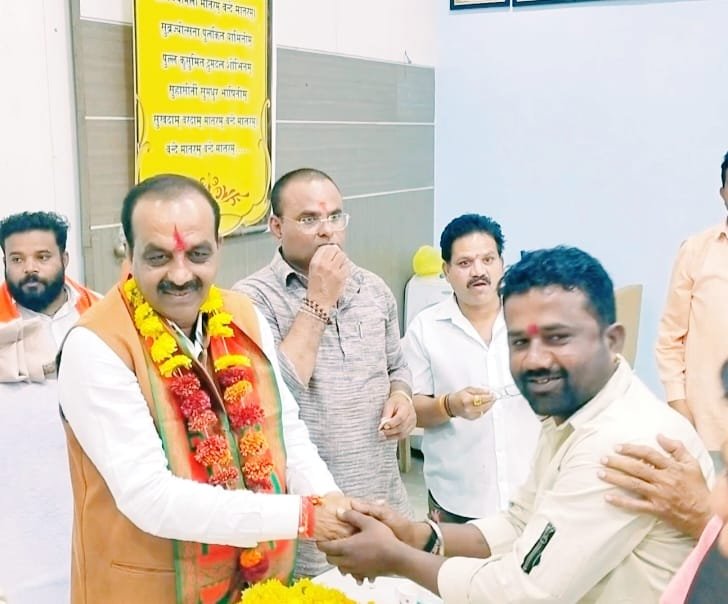 भाजपा के नवनियुक्त जिला अध्यक्ष का पांढुर्णा में हुआ भव्य स्वागत | New India Times