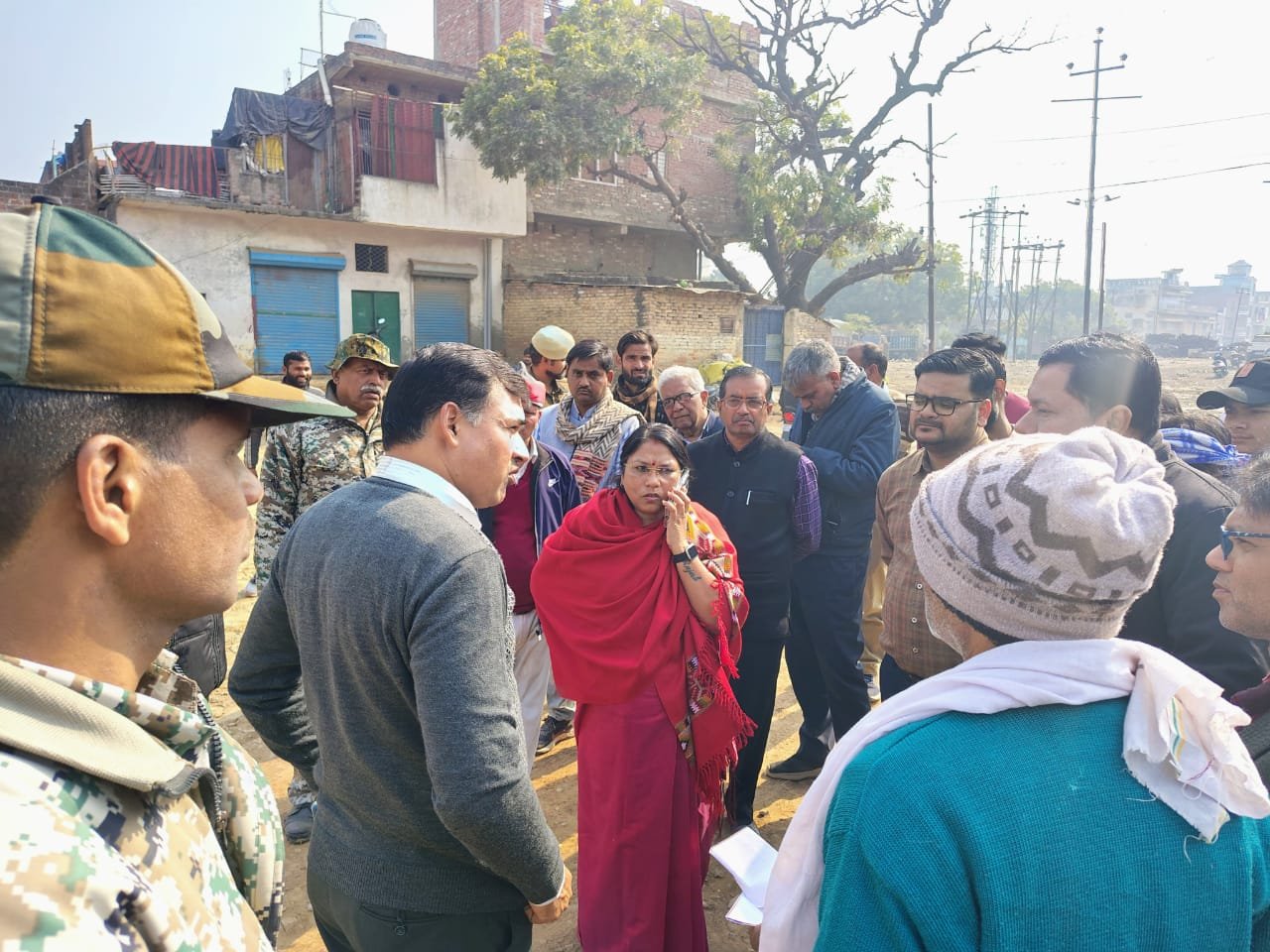 बहादुरगंज बुद्ध बाज़ार स्थल का महापौर अर्चना वर्मा ने किया निरीक्षण | New India Times