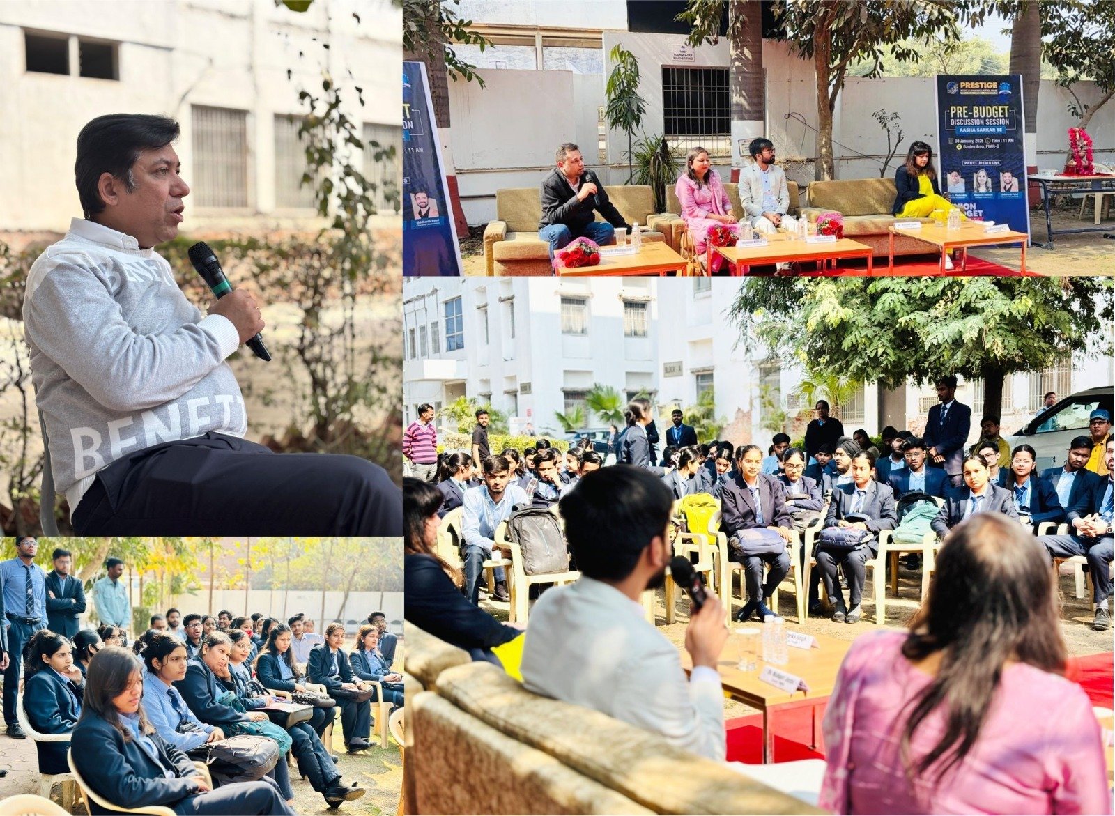 प्रेस्टीज प्रबंधन एवं शोध संस्थान, ग्वालियर में “प्री-बजट चर्चा सत्र- ‘आशा सरकार से’ विषय पर हुआ सफल आयोजन | New India Times