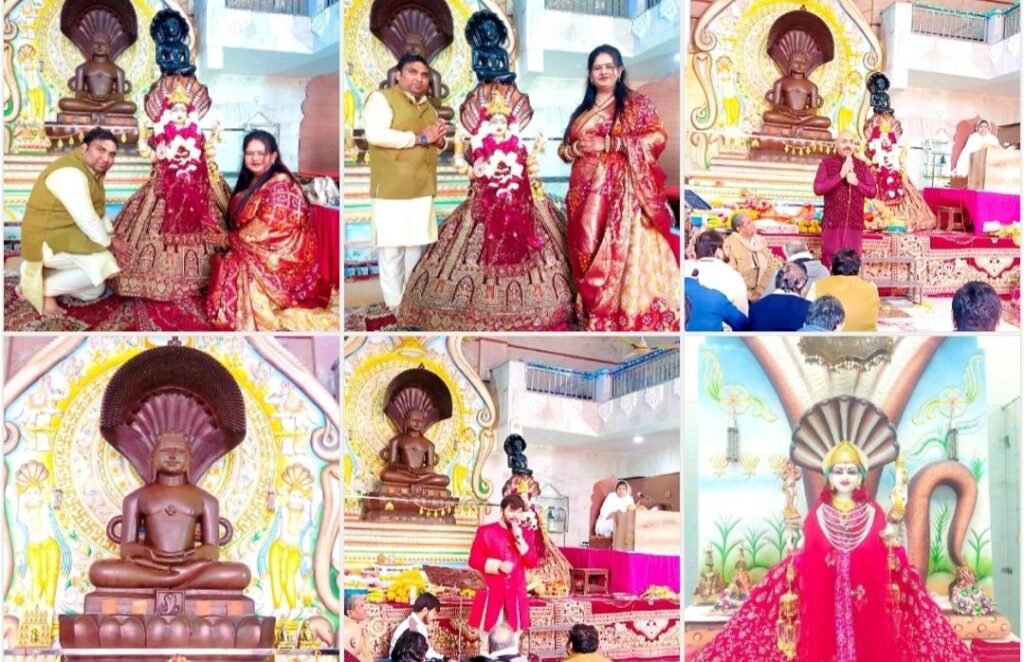 प्रसिद्ध जैन तीर्थ पद्मावती धाम खेकड़ा में हुई मां की भक्तिमय आराधना | New India Times