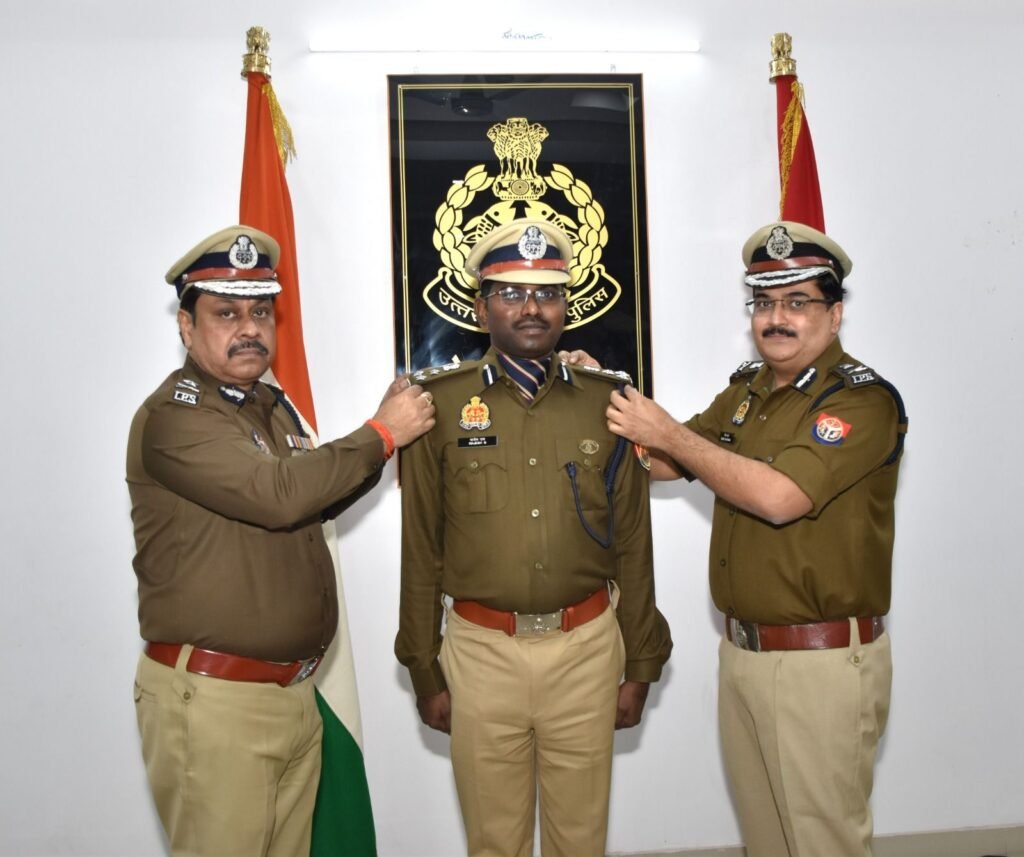 एसपी राजेश एस को मिला डीआईजी ग्रेड, एडीजी और आईजी ने लगाई प्रतीक रैंक स्टार | New India Times