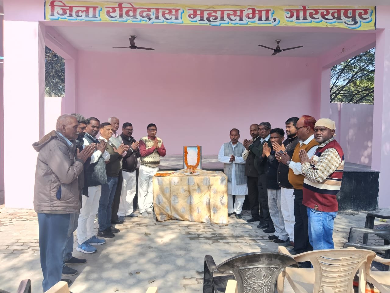 समाज सुधारक एडवोकेट ध्रुव राम बौद्ध को रविदास महासभा के लोगों ने दी श्रद्धांजलि | New India Times