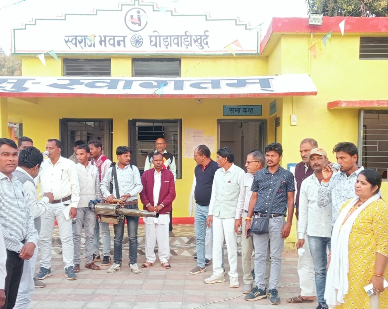 घोड़ावाडी खुर्द पंचायत के स्वच्छता के उत्कृष्ट कार्यों को देखने प्रदेश के कई जिलों के सरपंच सचिव टीम का भ्रमण | New India Times