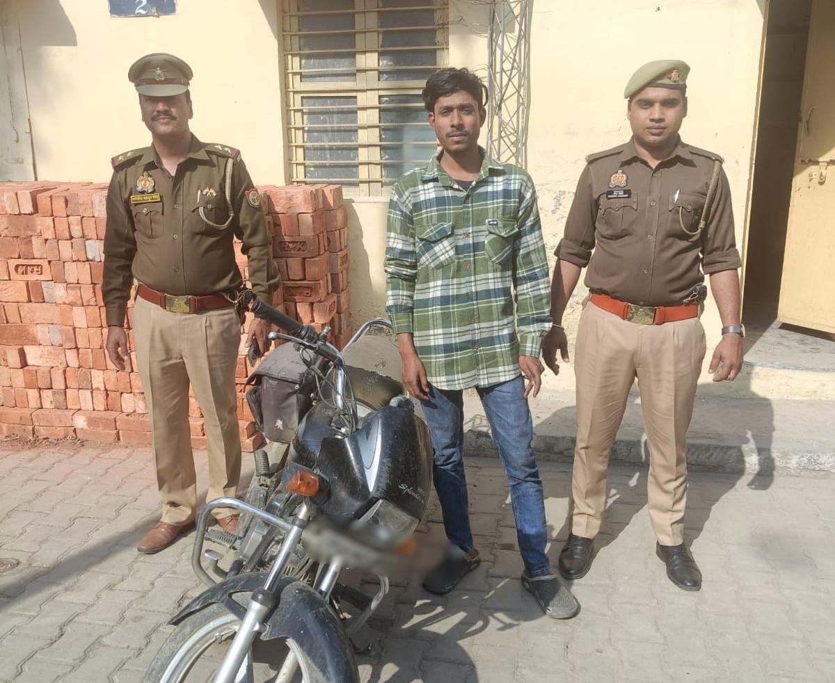 थाना सदर बाजार पुलिस ने चोरी की बाइक बरामद कर युवक को किया गिरफ्तार | New India Times