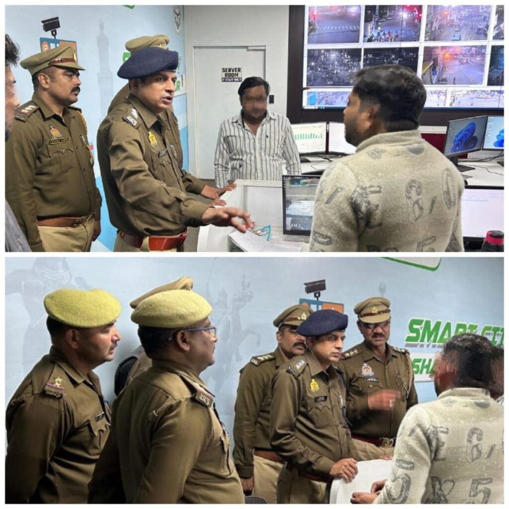 TIMS कमांड एंड कंट्रोल सेंटर का सीओ सिटी ने किया निरीक्षण | New India Times