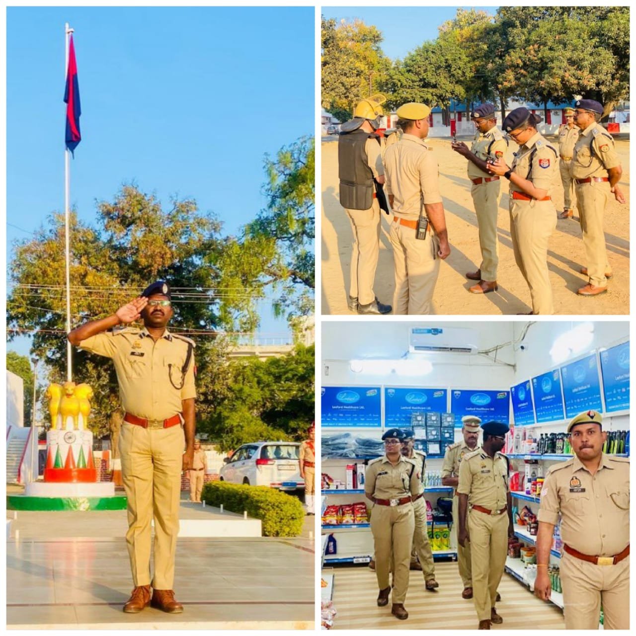 एसपी ने साप्ताहिक परेड की सलामी लेकर किया परेड का निरीक्षण | New India Times