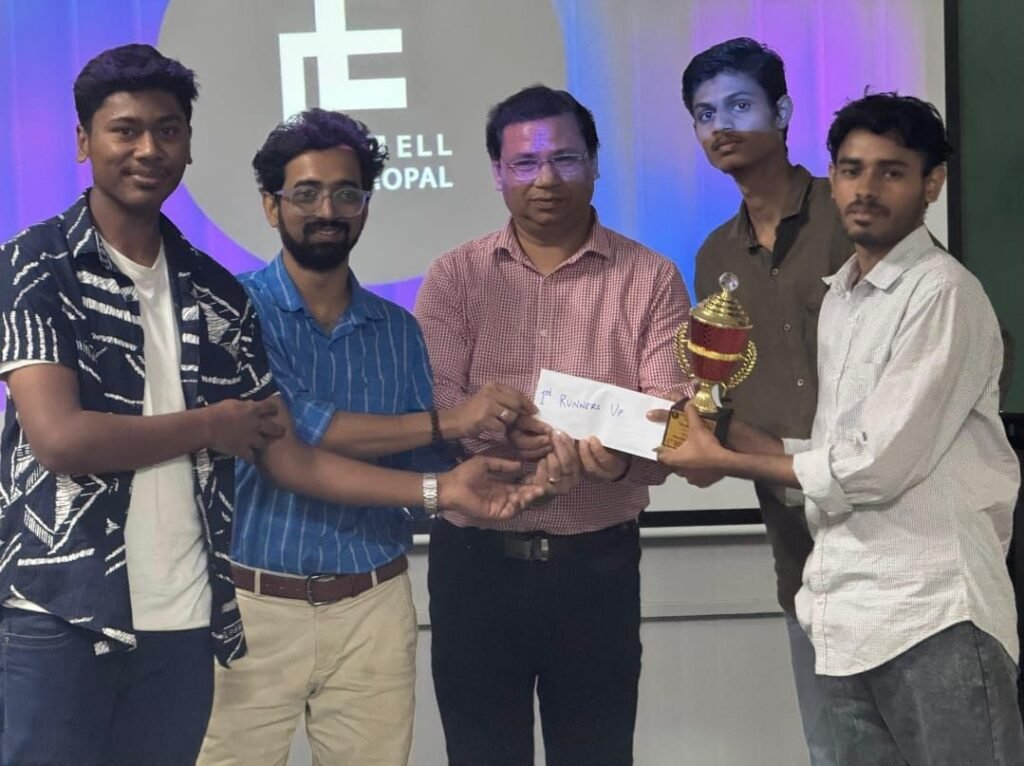 ट्रिपल आई भोपाल ई सेल द्वारा आयोजित दो दिवसीय आइडियाथन स्ट्रेटजी बिल्ट्ज ग्रैंड फिनाले संपन्न। 5 ट्रिपल आई भोपाल ई सेल द्वारा आयोजित दो दिवसीय आइडियाथन स्ट्रेटजी बिल्ट्ज ग्रैंड फिनाले संपन्न। | New India Times