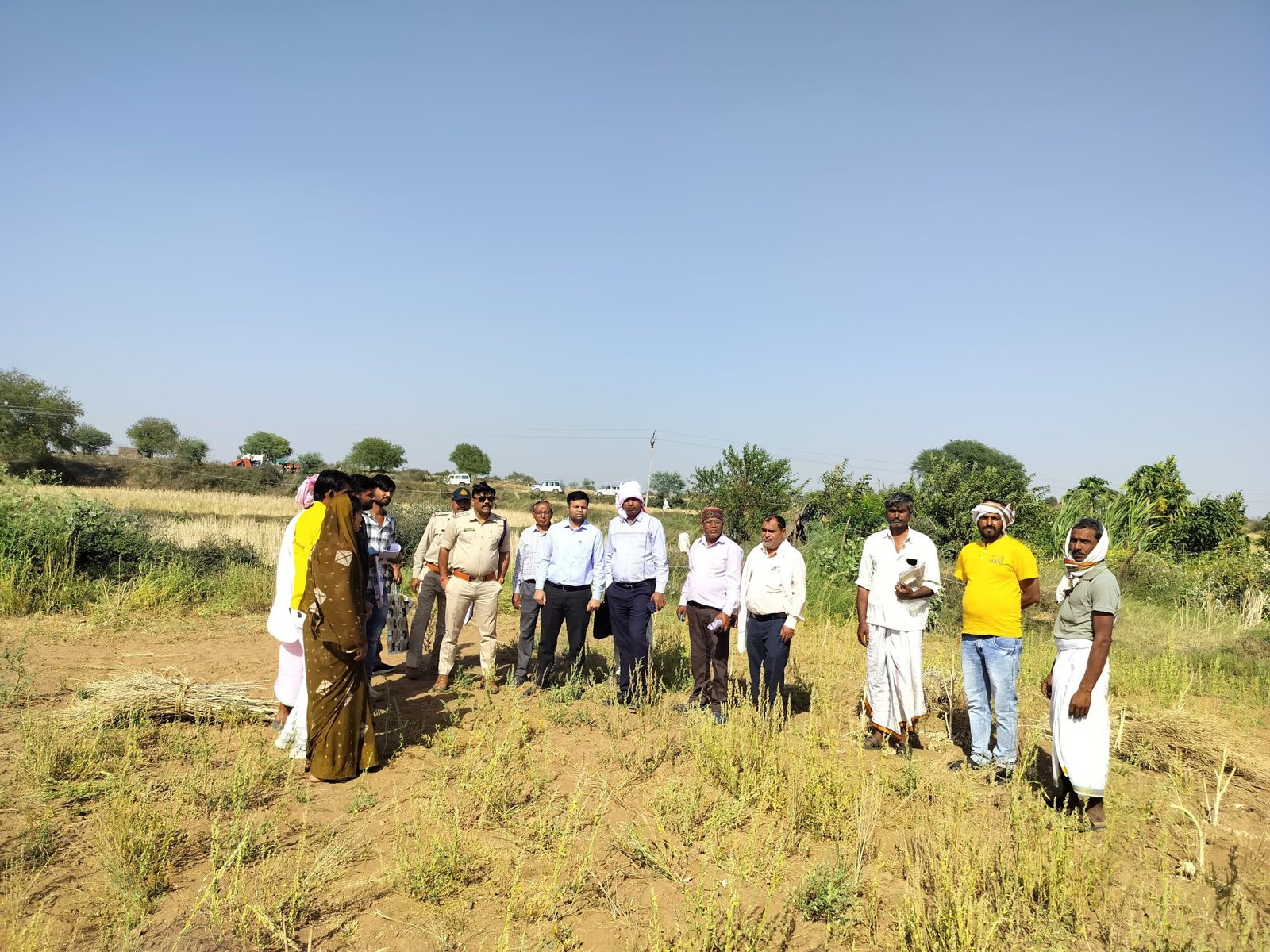 फ़सल कटाई के विवाद का प्रशासन एवं पुलिस ने किया समाधान | New India Times