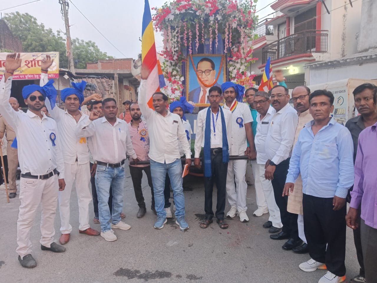 धूम-धाम से निकाली गई डा भीम राव अम्बेडकर जी की शोभायात्रा 1 धूम-धाम से निकाली गई डा भीम राव अम्बेडकर जी की शोभायात्रा | New India Times