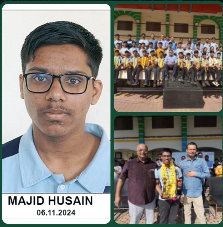 मेक्रो विज़न एकेडमी के छात्र माजिद हुसैन ने पुनः रचा इतिहास, IIT JEE MAINS 2025 में आल इंडिया रैंक (AIR 30 ) हासिल करने के साथ ही बने मध्य प्रदेश के टॉपर | New India Times