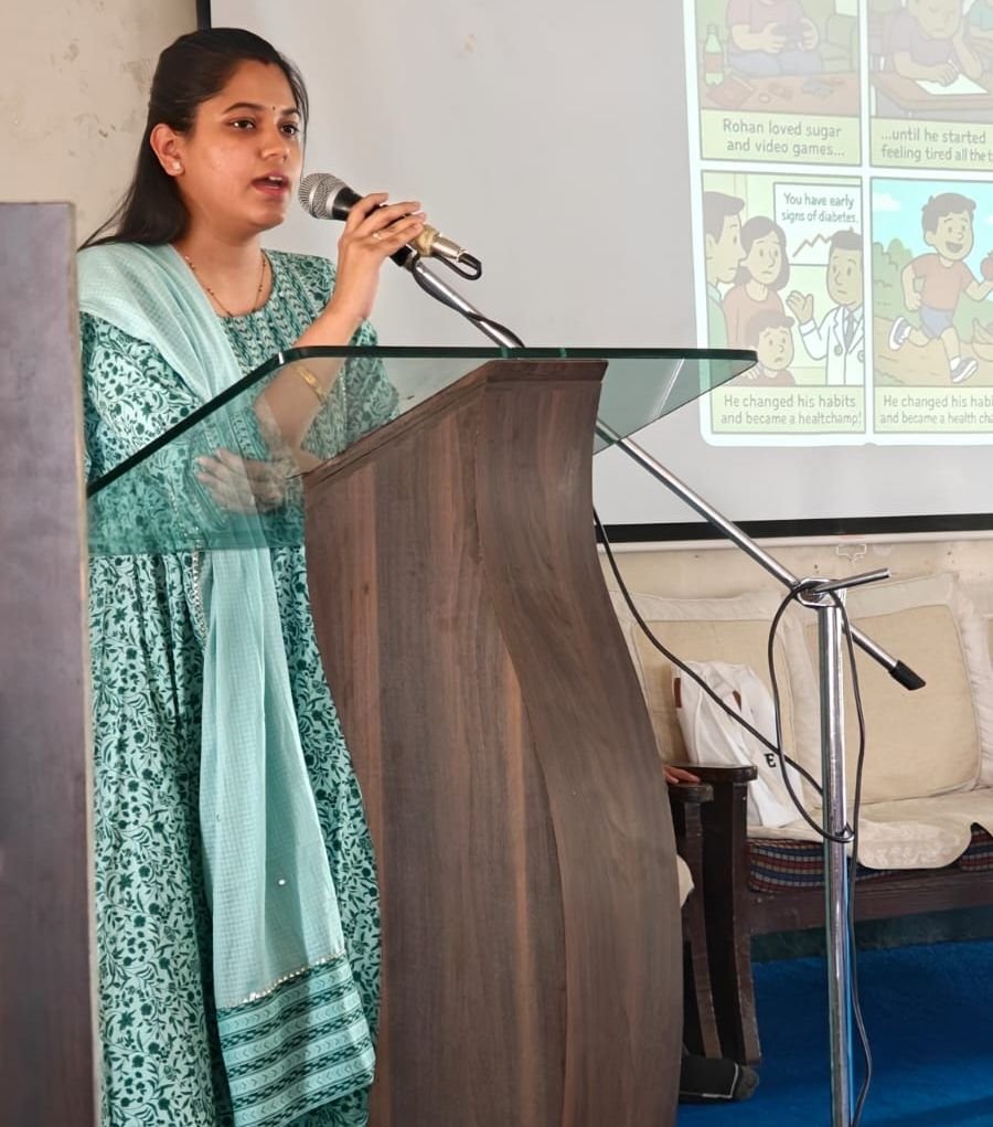 सेमिनार आयोजित कर अतिथियों ने कहानियों के माध्यम से बच्चों को दिया स्वास्थ्य का मंत्र, शुगर बोर्ड’ बनाने का लिया संकल्प 2 सेमिनार आयोजित कर अतिथियों ने कहानियों के माध्यम से बच्चों को दिया स्वास्थ्य का मंत्र, शुगर बोर्ड’ बनाने का लिया संकल्प | New India Times