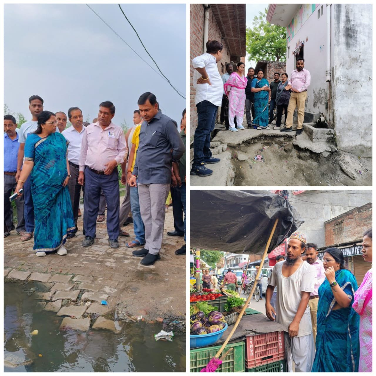 महापौर अर्चना वर्मा ने एमनजई जलालनगर की सफाई व्यवस्था का किया निरीक्षण | New India Times