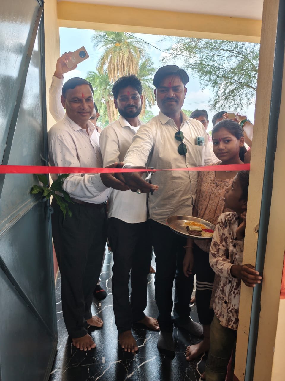 नवीन आंगनवाड़ी भवन में आंगनवाड़ी का संचालन हुआ प्रारंभ | New India Times