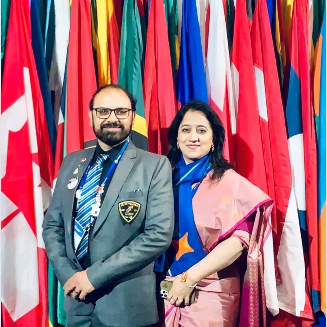 रोटरी गवर्नर अनीश मलिक साहब की आधिकारिक यात्रा मेघनगर हनुमंत आश्रम पीपलखुटा में | New India Times